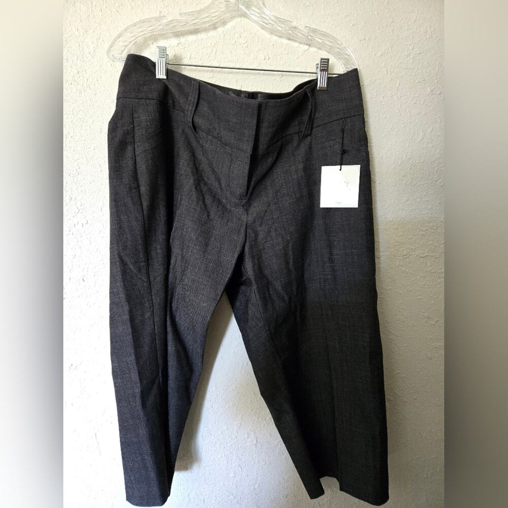 Maurices Gray Dress Capri Pants with Tailored Fit
